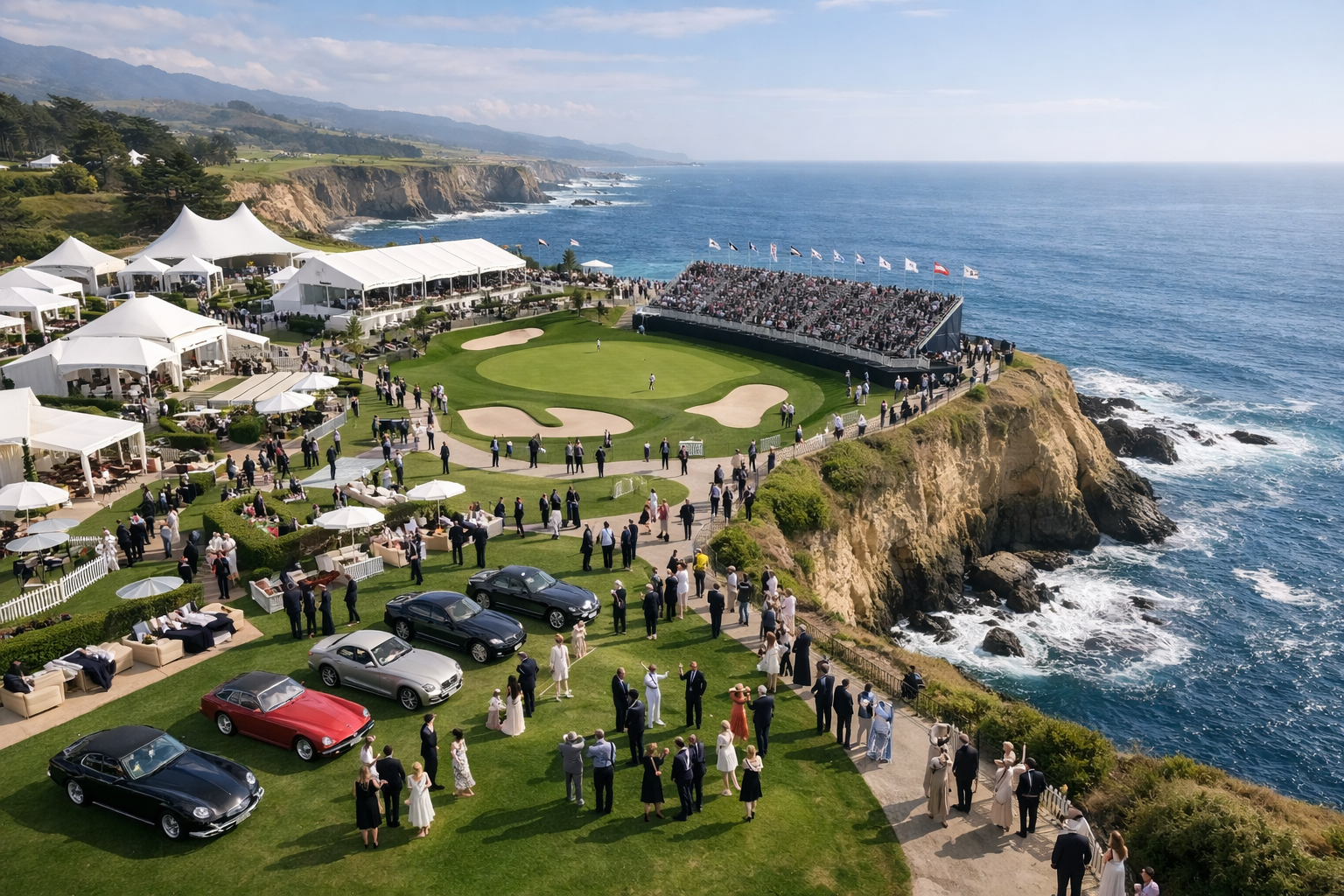 Warm studio background